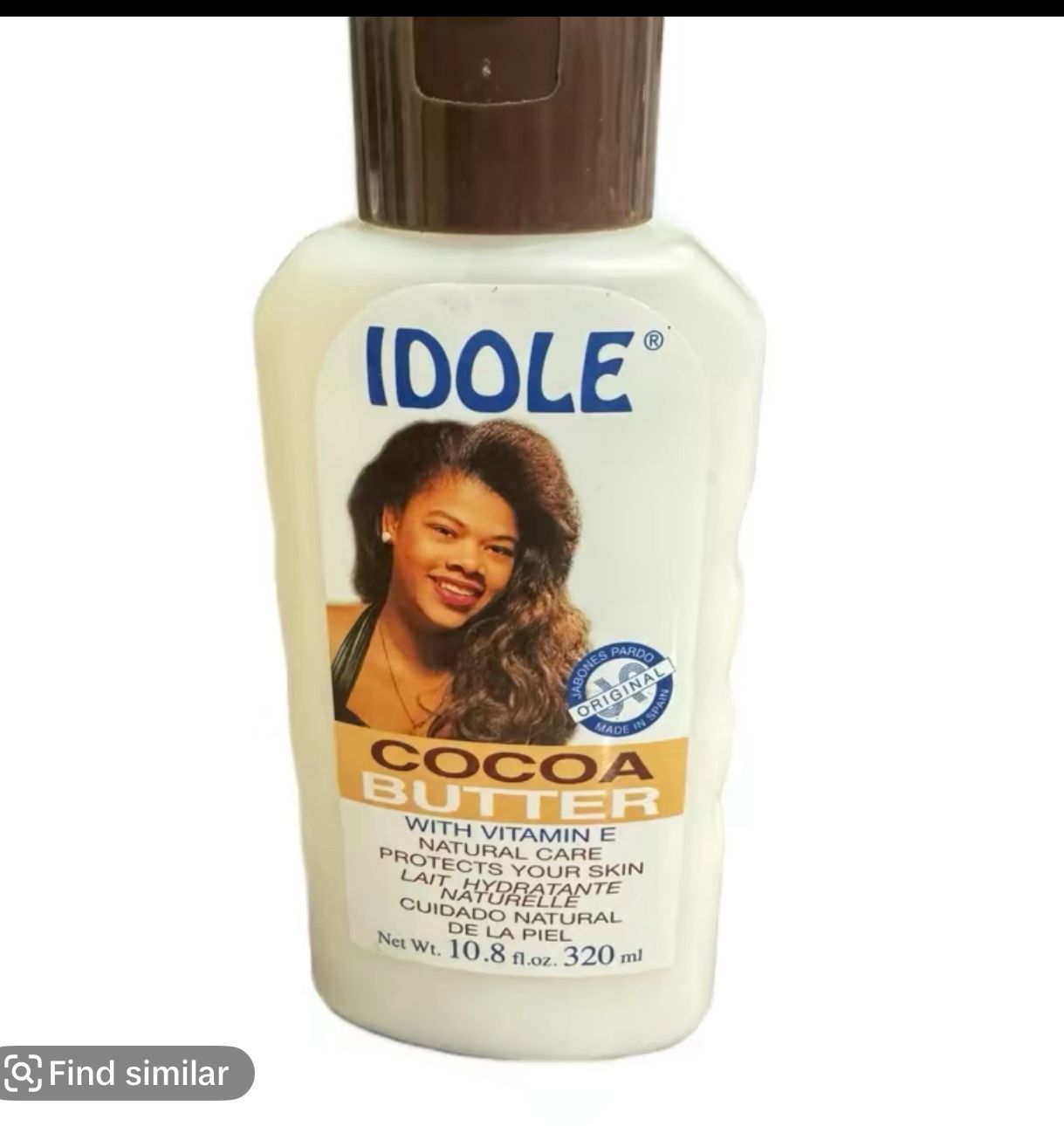 Idole Cocoa Butter Lotion – Vitamin E Infused Natural Hydration (10.8 fl. oz)