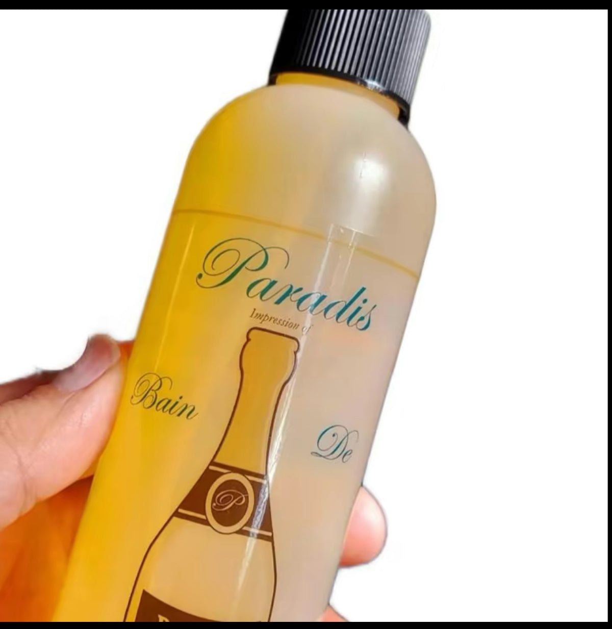 Paradis Bain De Champagne 8 oz Spray Unisex Daily Use Fragrance Elegant Perfume Mist Citrus Woody Musk Body Fragrance Mis