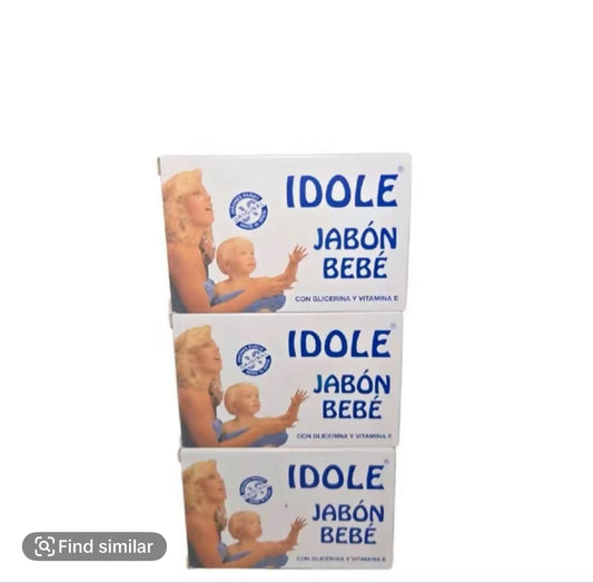 Idole Baby Soap – Glycerin & Vitamin E Infused Gentle Cleanser (Jabón Bebé)