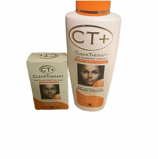Clear Therapy CT+ Flawless Complexion Set – Extra Lightening Lotion + Purifying Soap
