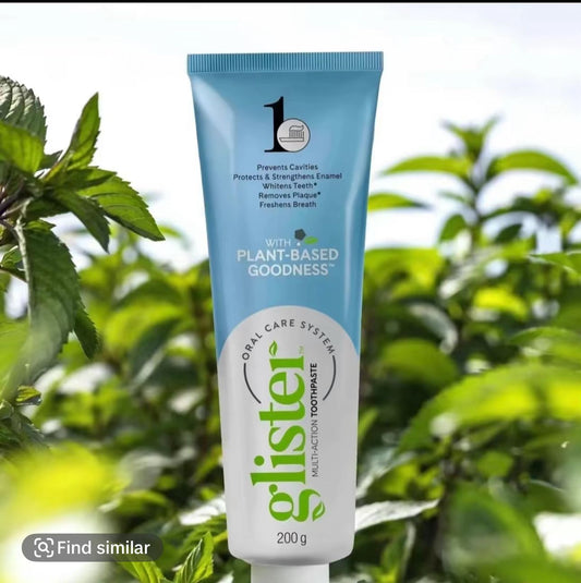 Glister Herbal Whitening Toothpaste – Plant-Based Oral Care (200g)
